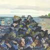 Elise Engler, El Estero with Swimmers, Isabela, Galapagos, 2008